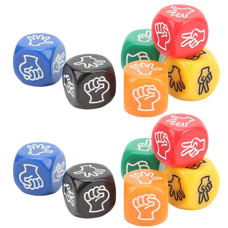 Party Games For 17 Year Olds - 5PCS Finger Guessing Game Dice 20MM