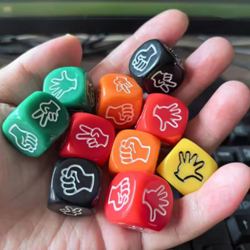 5PCS Finger Guessing Game Dice - Party Games For 17 Year Olds recension och pris