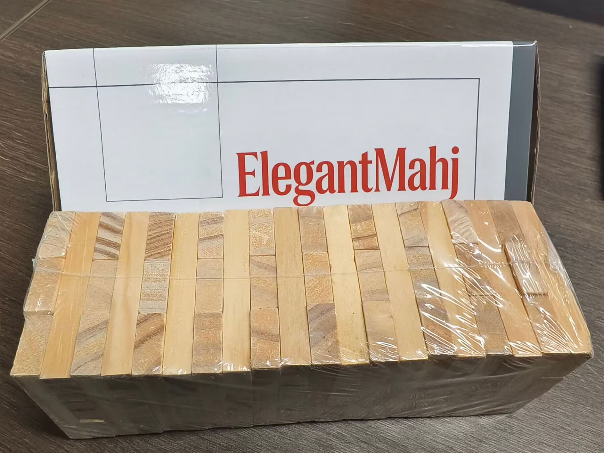 ElegantMahj Timber Tower Wood  - Party Family Games recension och pris