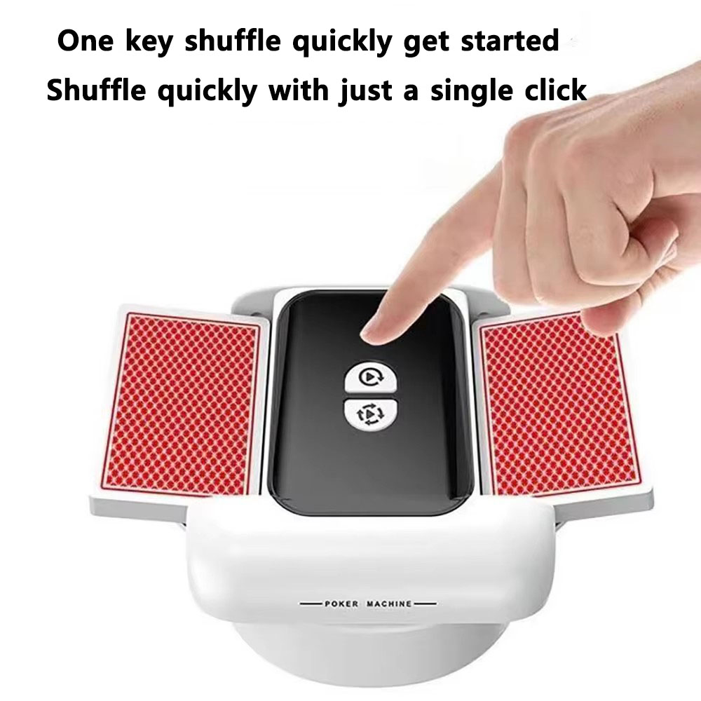 Rechargeable Automatic Card Sh - Party Games Cards recension och pris