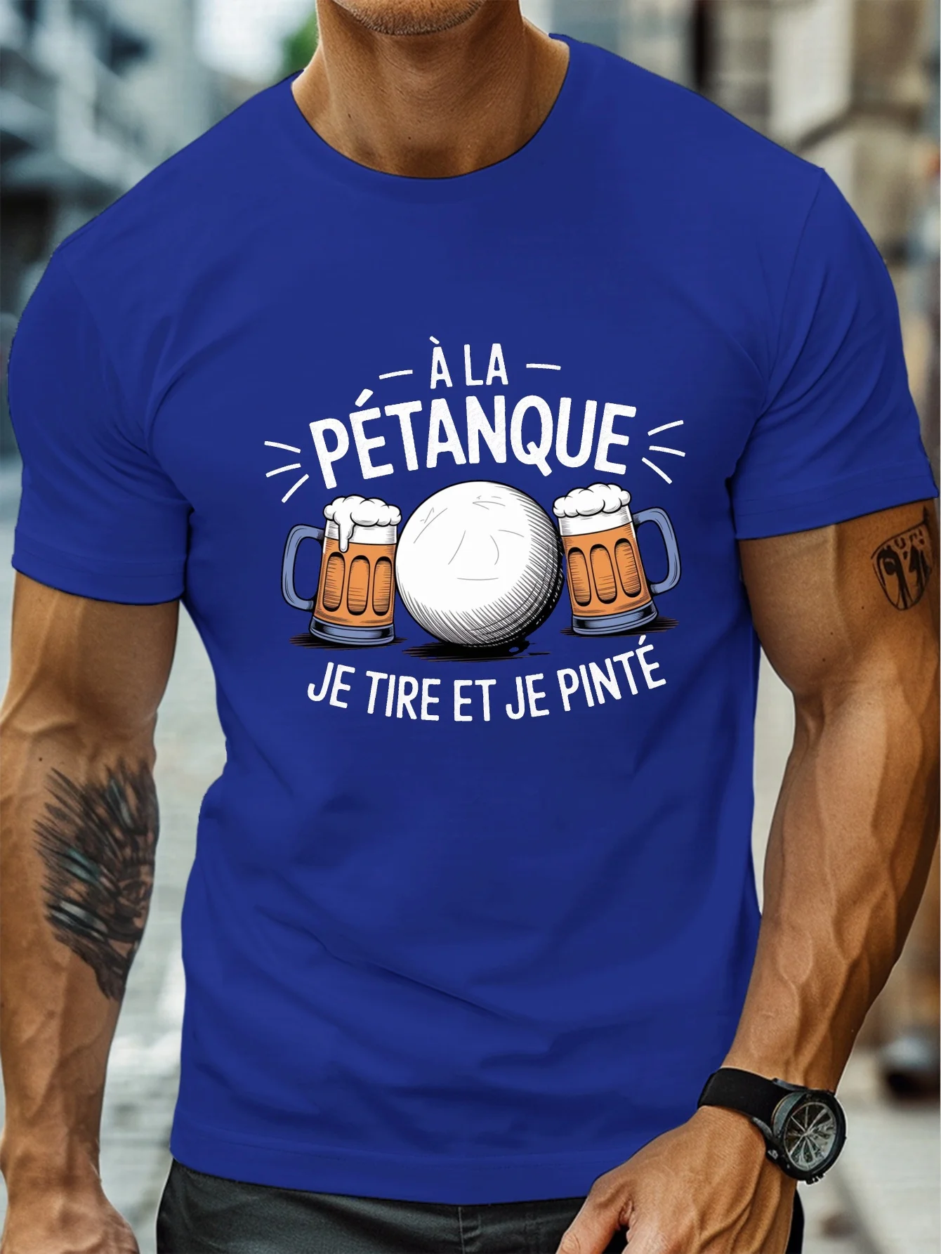 Fashion Men's Pétanque Beer Fu - Party Games Quotes recension och pris