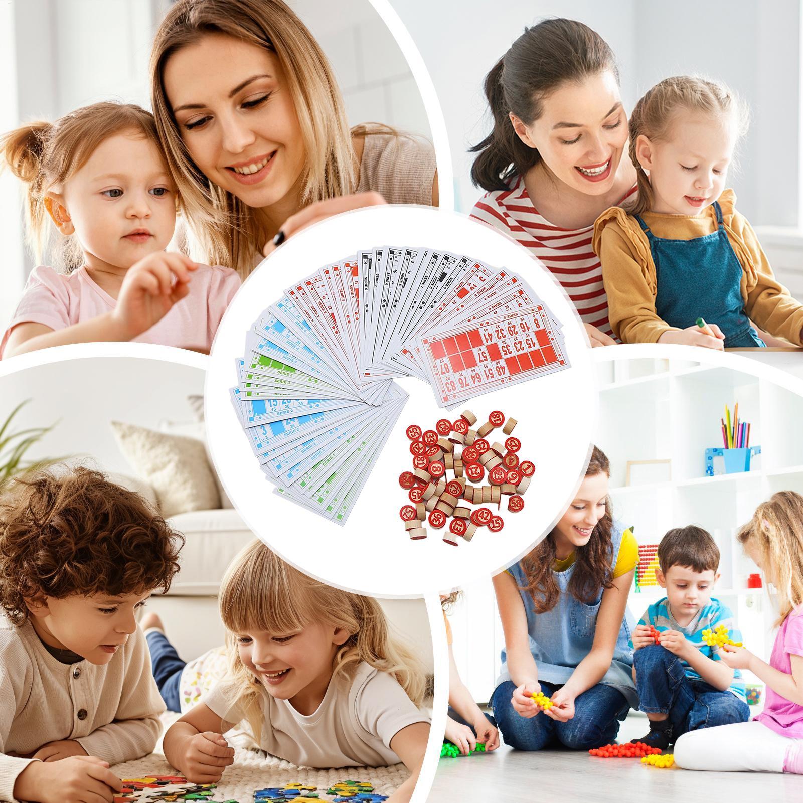 Bingo Game Wooden Funny Educat - Play Friends Party Games recension och pris