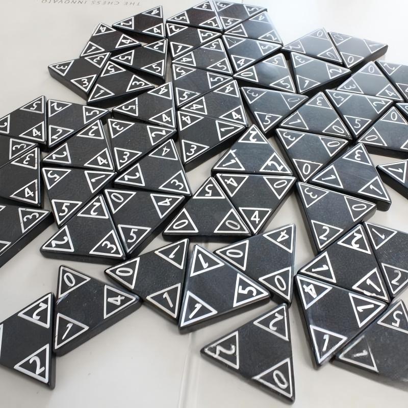 56Pcs Triangular Domino Game S - Party Family Games recension och pris