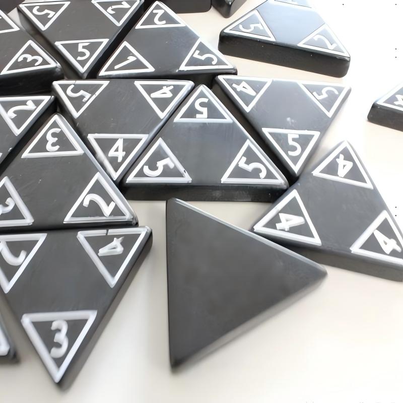 56Pcs Triangular Domino Game S - Party Family Games recension och pris