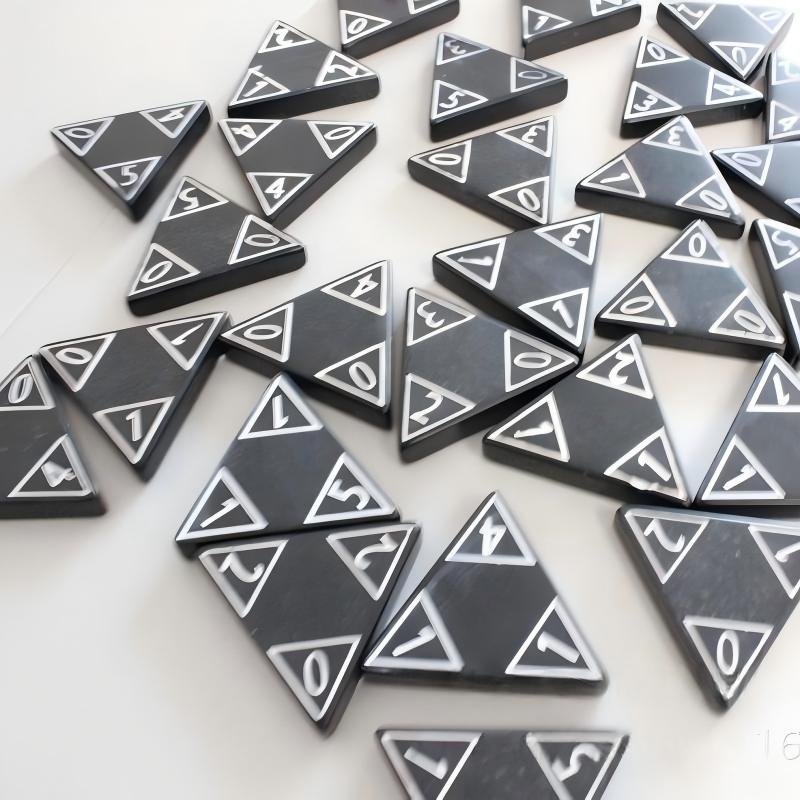 56Pcs Triangular Domino Game S - Party Family Games recension och pris