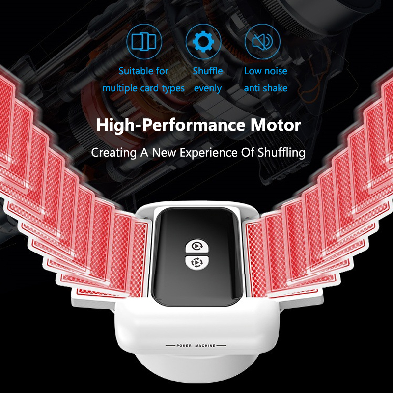 Rechargeable Automatic Card Sh - Party Games Cards recension och pris