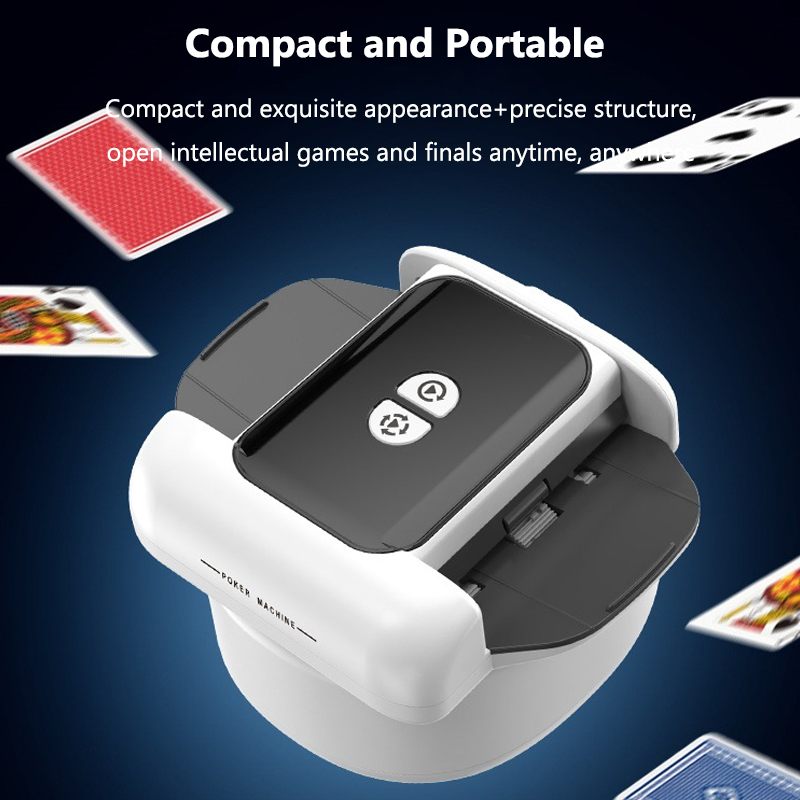 Rechargeable Automatic Card Sh - Party Games Cards recension och pris