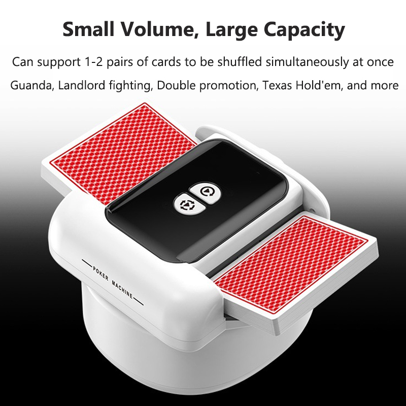 Rechargeable Automatic Card Sh - Party Games Cards recension och pris