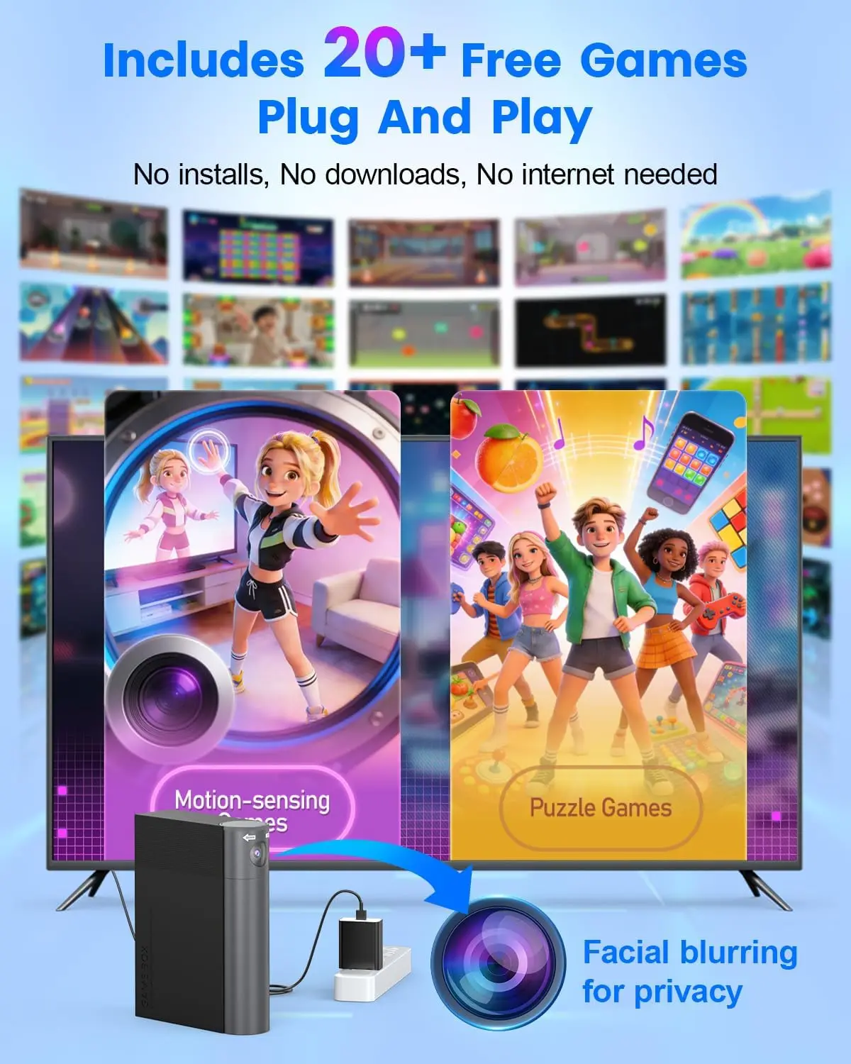 AR Motion Gaming Console for K - Party Games Physical recension och pris