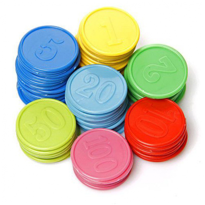 Poker Chips With Numbers Count - Party Games Juegos De Mesa recension och pris