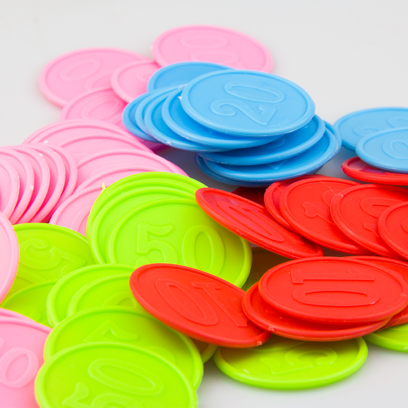 Poker Chips With Numbers Count - Party Games Juegos De Mesa recension och pris