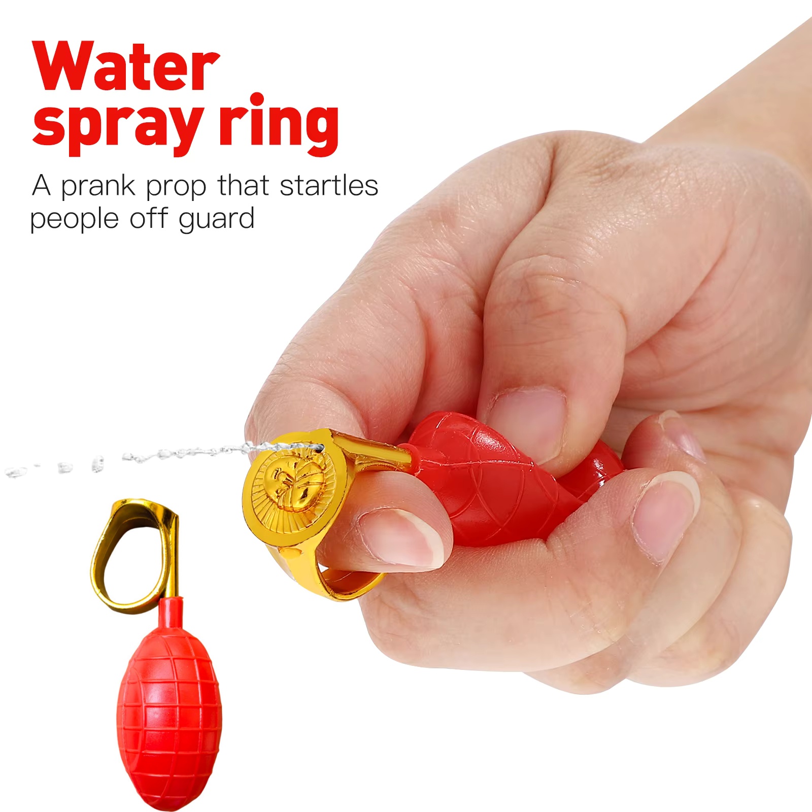 Magic Prank Ring Toy 1/5PCS Sq - Party Games Physical recension och pris