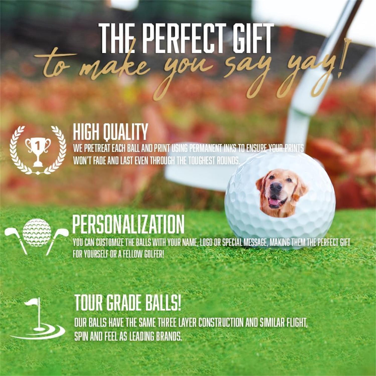 Custom Golf Balls Personalized - Party Games Adult Birthday recension och pris