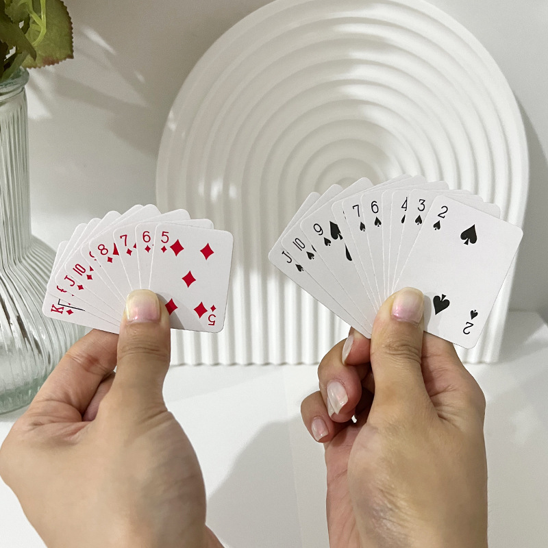 5PCS Mini Poker Playing Cards  - Party Games Juegos De Mesa recension och pris