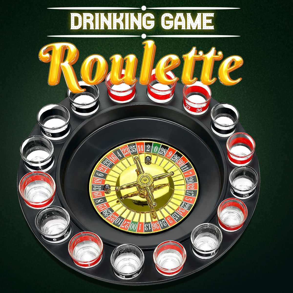 16 Cups Rotating Drinking Game - Party Games Juegos De Mesa recension och pris