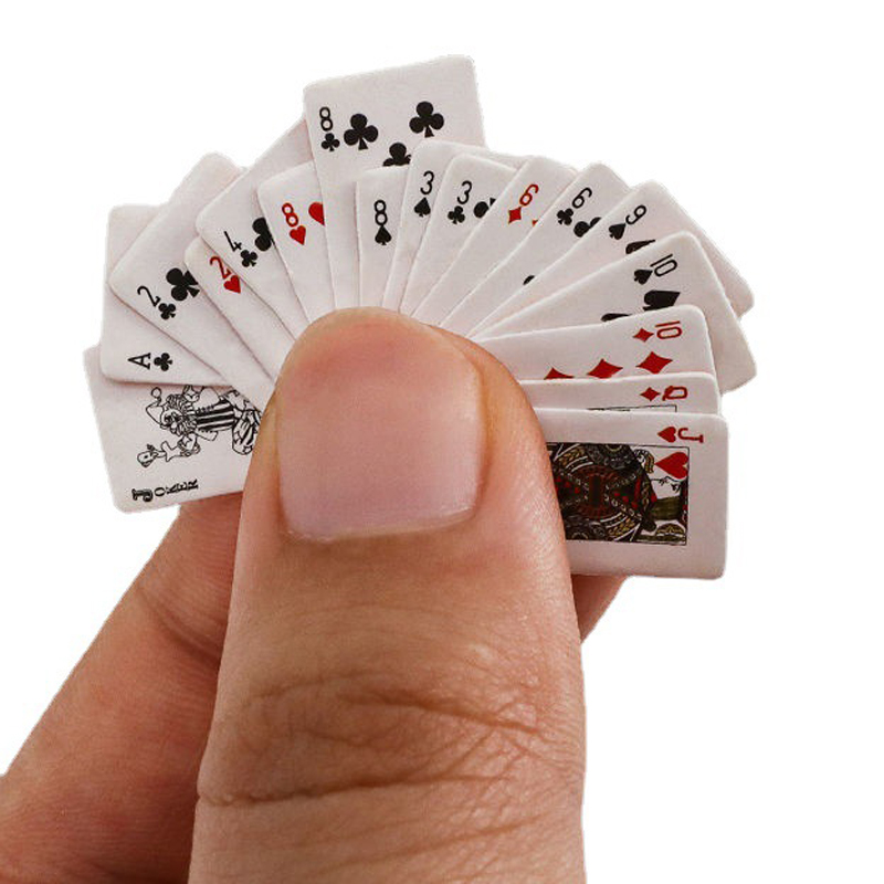 Mini Poker Playing Cards Cute  - Party Games Juegos De Mesa recension och pris