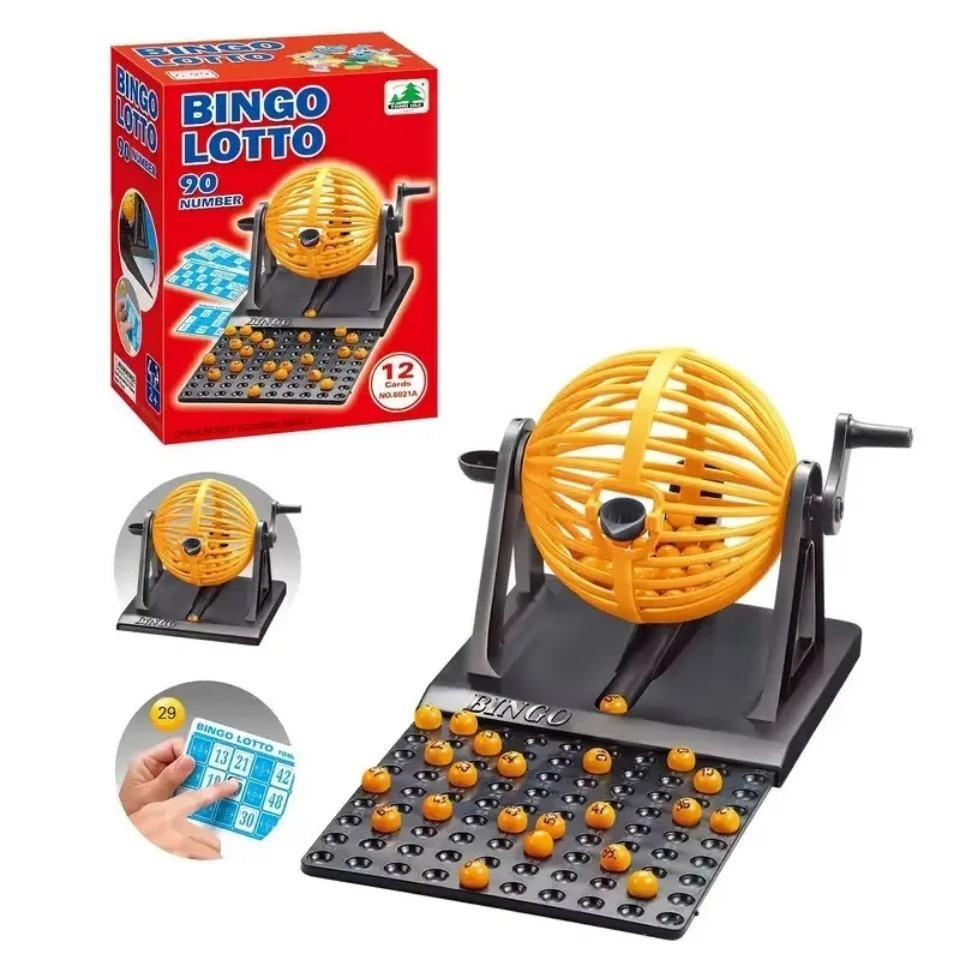 Deluxe Bingo Game Set with Cag - Party Games Juegos De Mesa recension och pris