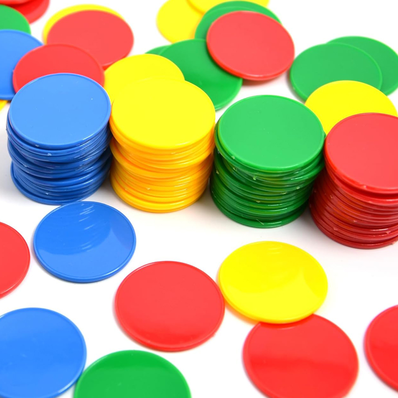 Bingo Markers Chips 37MM 4 Col - Party Games Juegos De Mesa recension och pris