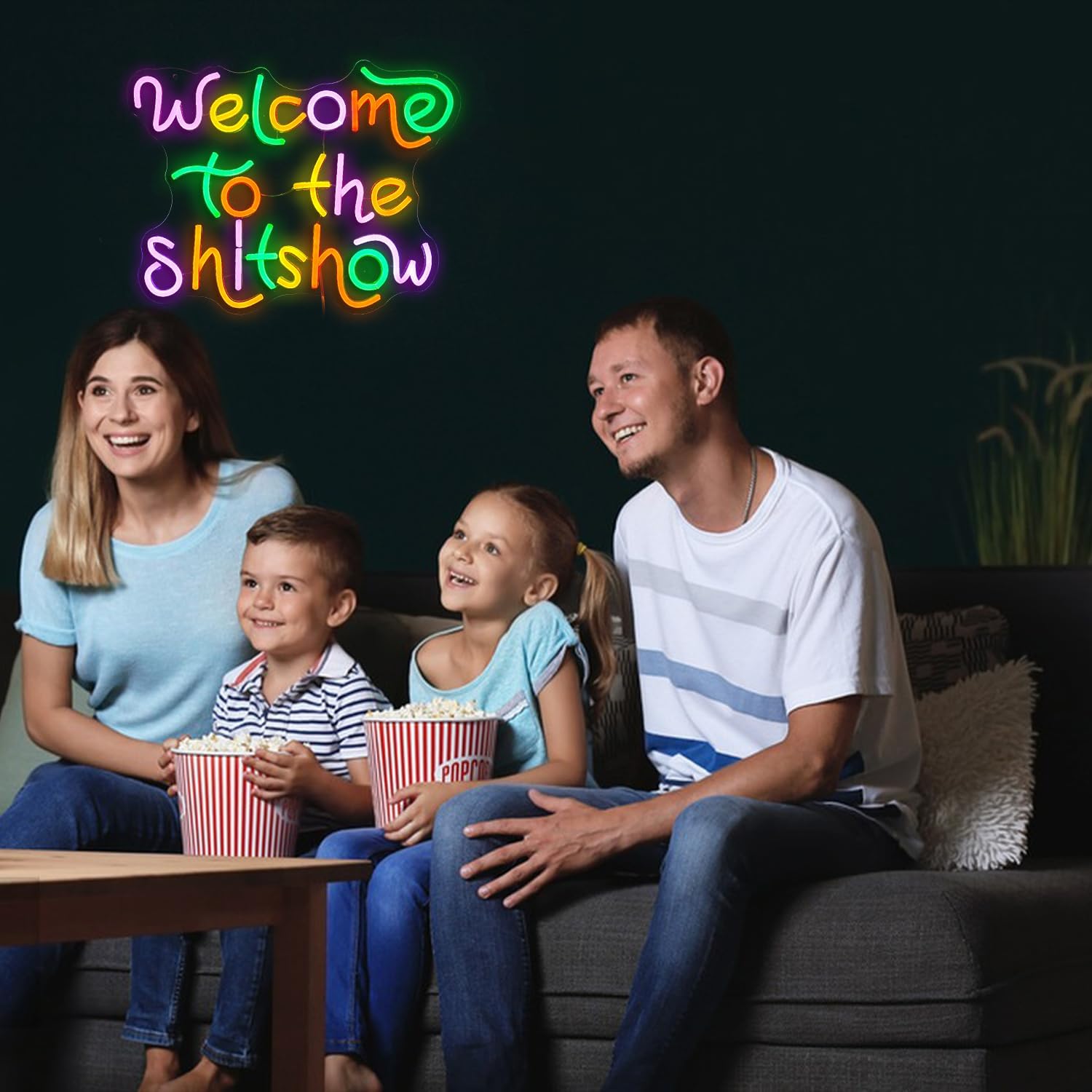 Welcome To The Shitshow Neon S - Party Games Quotes recension och pris