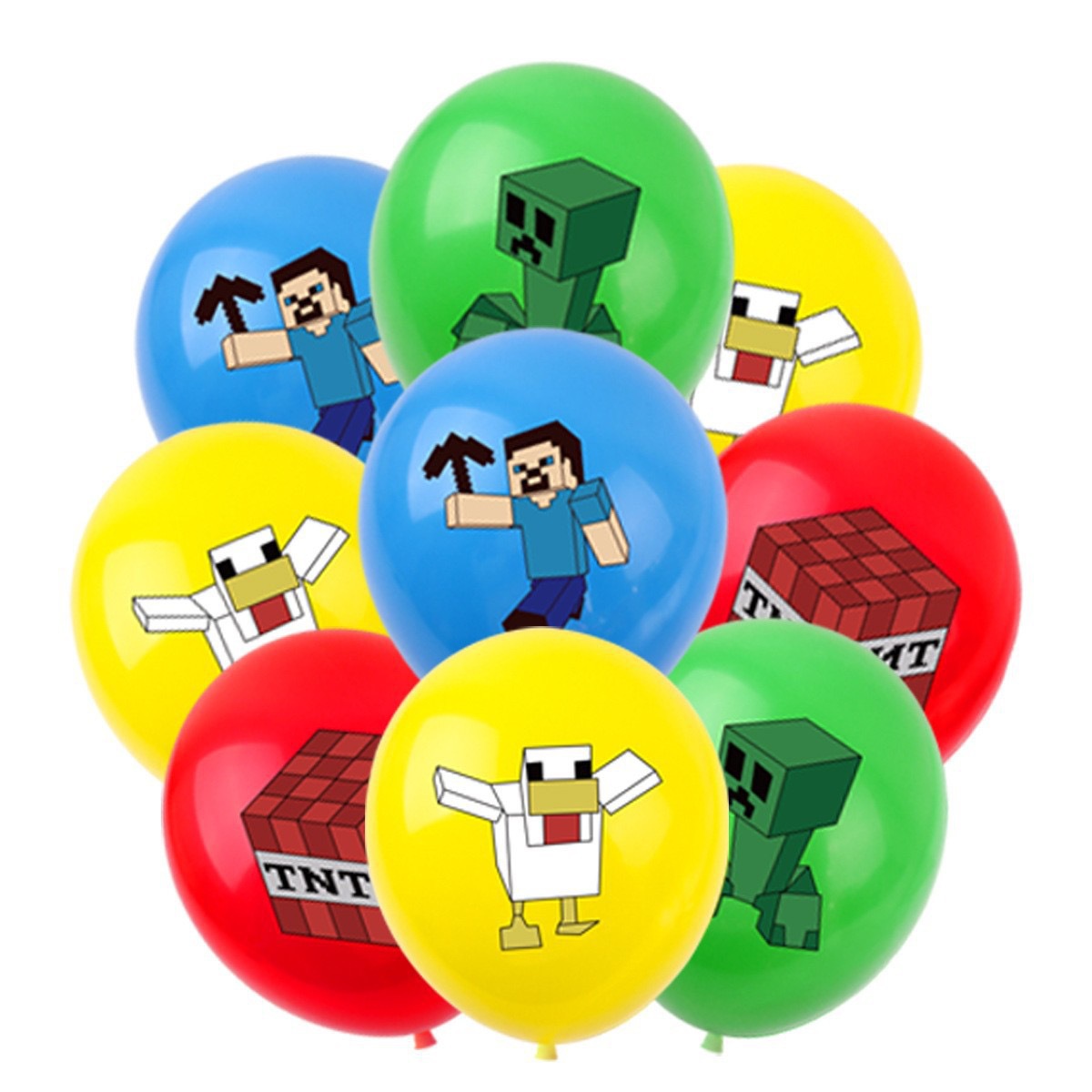 50/100pcs for Minecrafte Pixel - Party Games Adult Birthday recension och pris