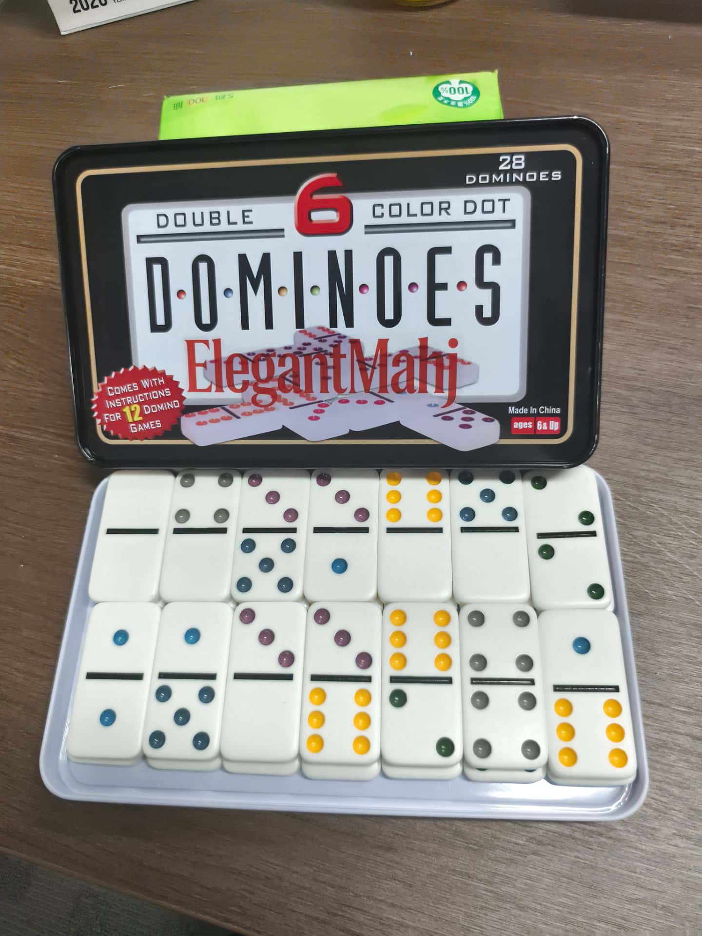 ElegantMahj Double Six Dominoe - Party Family Games recension och pris