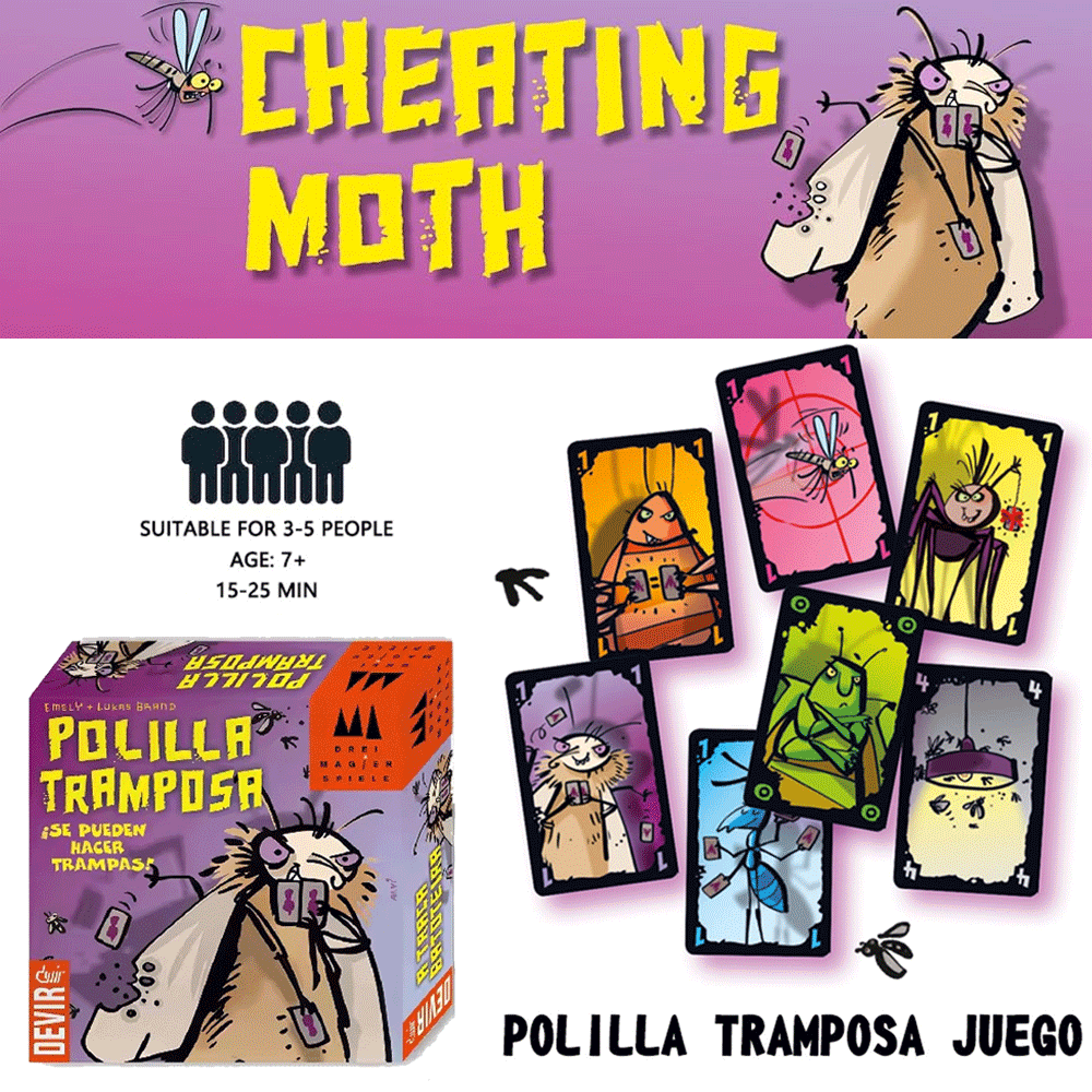 Polilla Tramposa Board Games T - Party Games Juegos De Mesa recension och pris